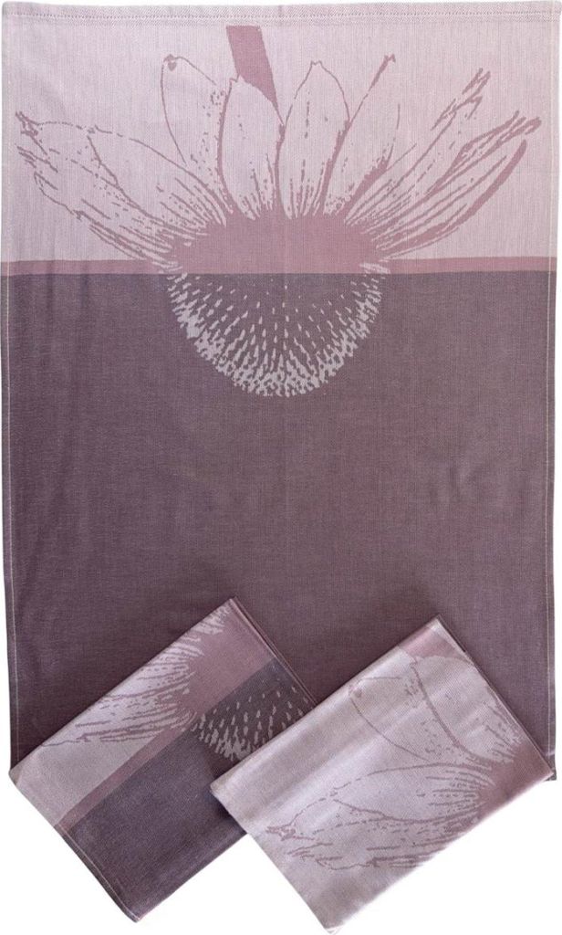 Extra saugfähiges Handtuch 50x70 cm Echinacea 3 Stück