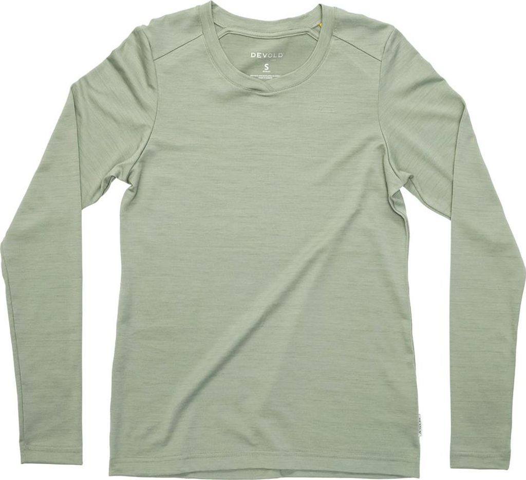 Devold Of Norway Premium Langarm-t-shirt Grün M Damen Grün M