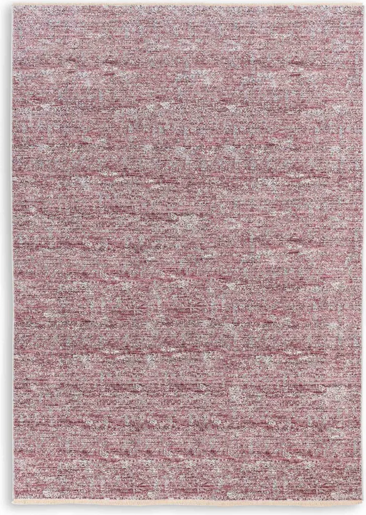 Tapis de salon CHARME Rose 133x185 cm en velours doux haute qualité