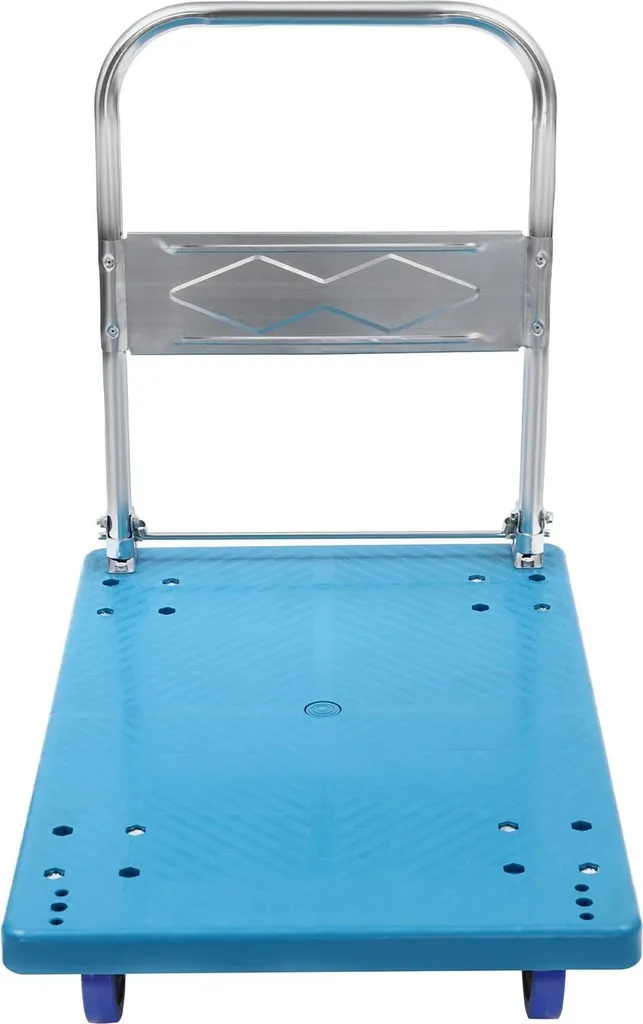 Chariot de transport plateforme pliable 300 kg 60x90 cm en PVC et fer