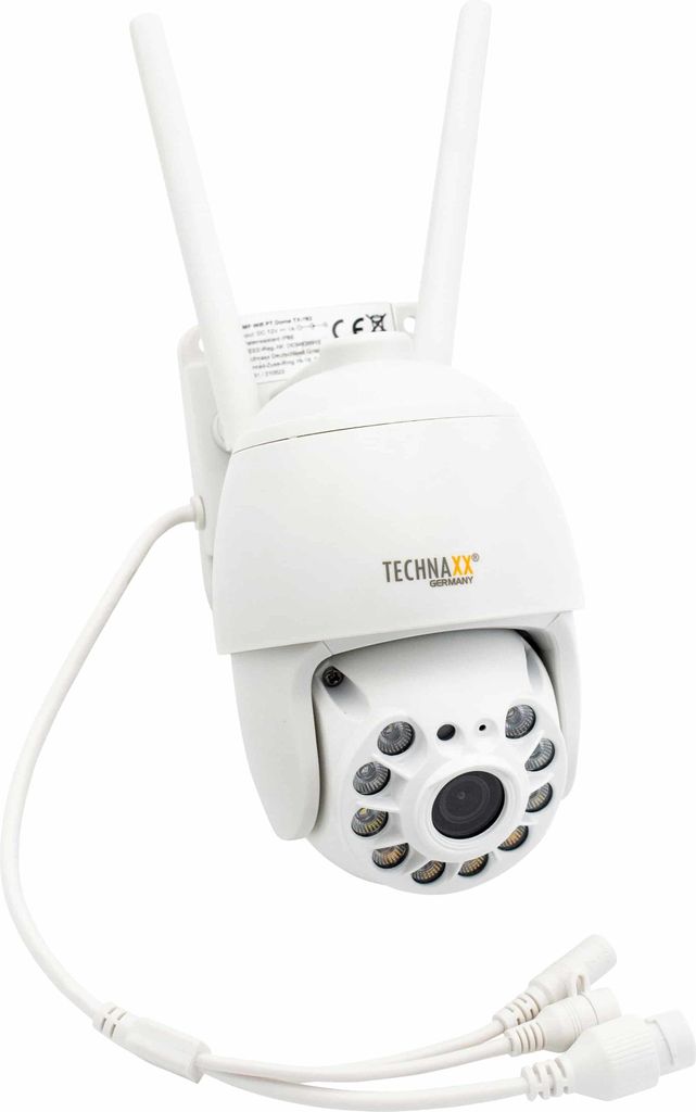 Technaxx Dome IP Camera 4991 Indoor/Exdoor 2304x1296p White Image du produit 