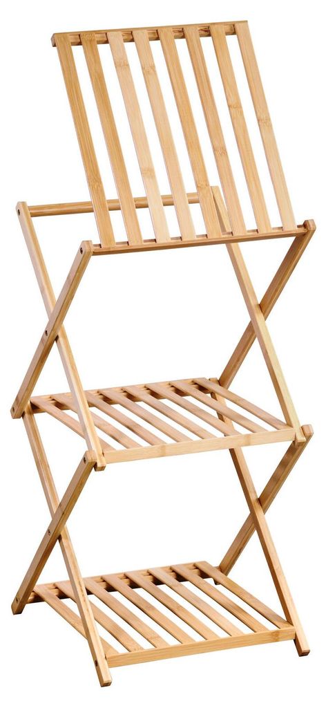 KESPER Klappregal mit 3 Ebenen 39 X 32 X 67 cm Bambus 19429 Produktbild 