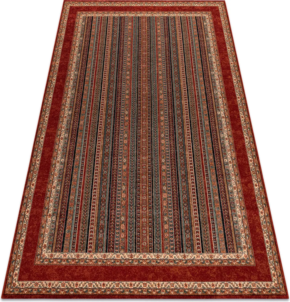 Tapis oriental multicolore en pure laine KASHQAI 4357 300 67x130 cm