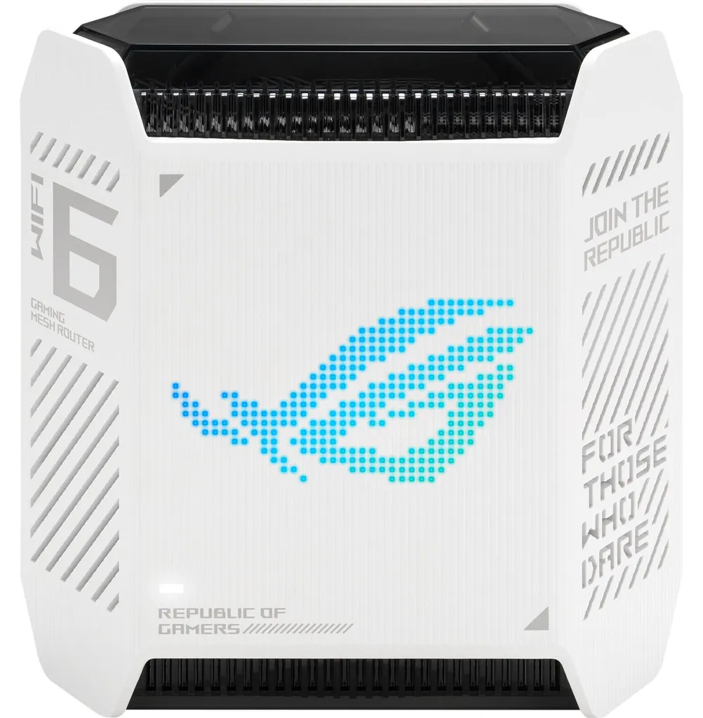 ASUS ROG Rapture GT6 AX10000 Blanc - Système WiFi 6 Mesh Gaming Performant