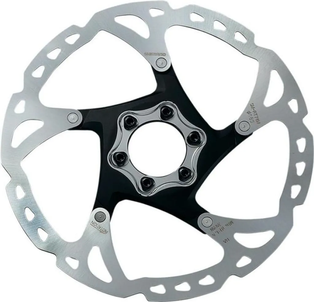 Disque Shimano SM-RT76S2 Deore XT 160mm en Acier Inox Fixation 6 Trous