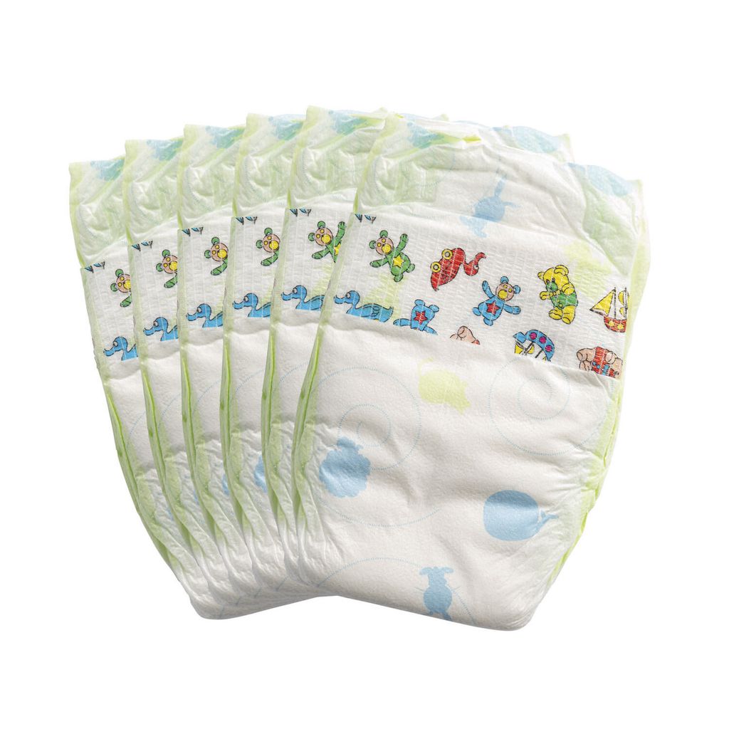 Puppenwindeln, 6 Stück, Gr. 35-50 cm Produktbild 
