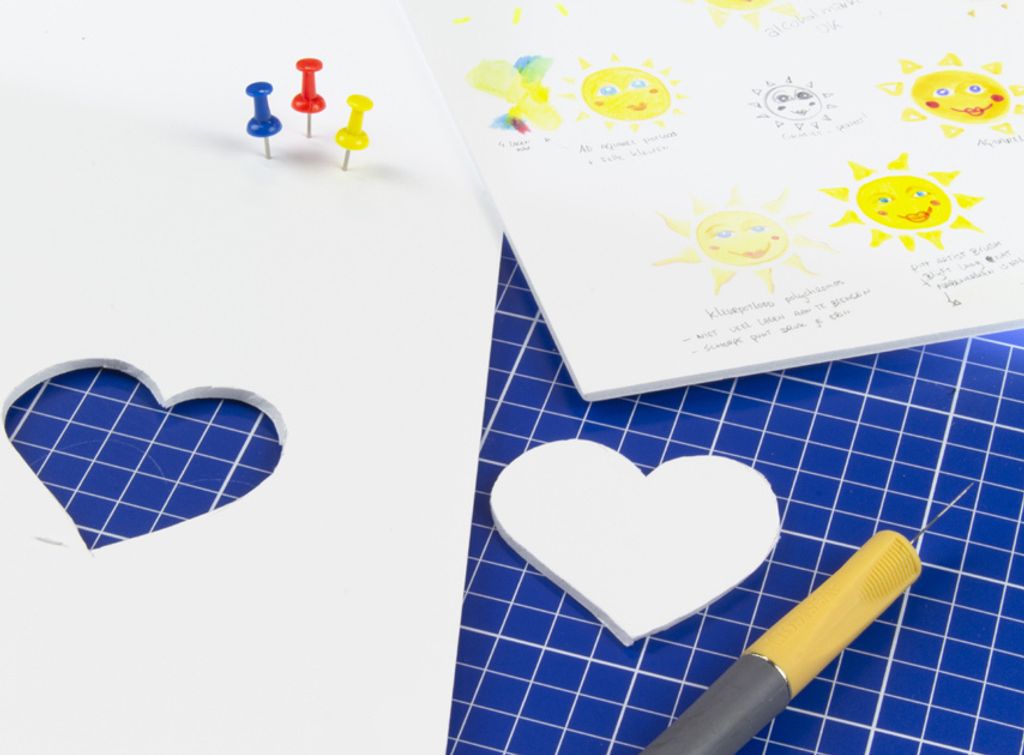 kangaro Foam Board 700 x 100 mm selbstklebend weiß