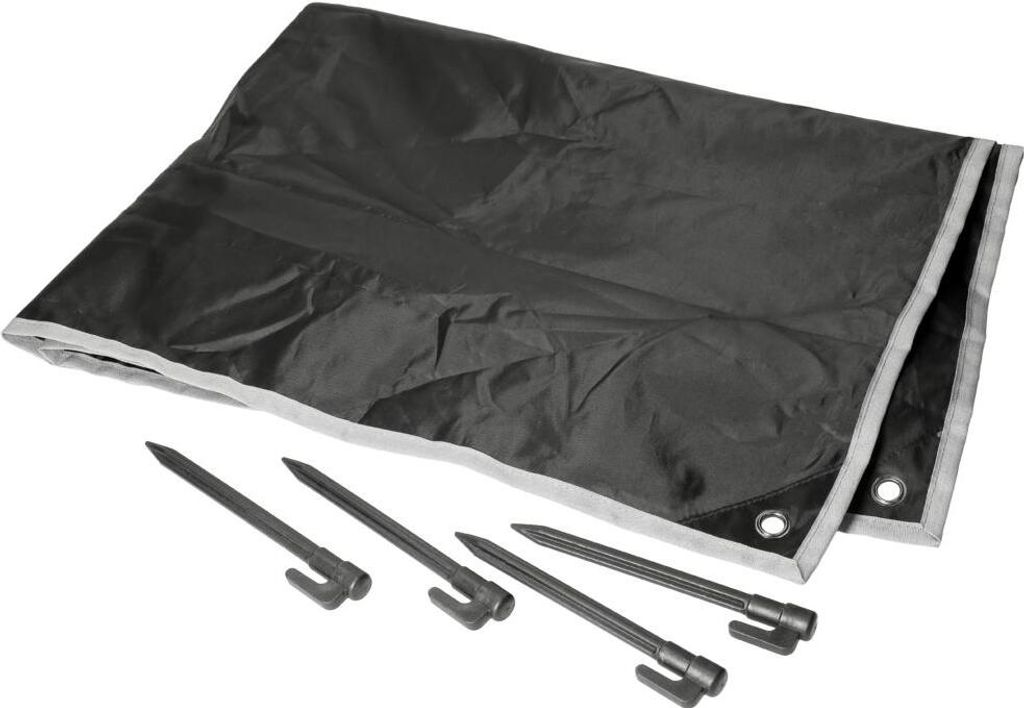 Outdoor Decke "Relax" schwarz/grau schwarz/grau