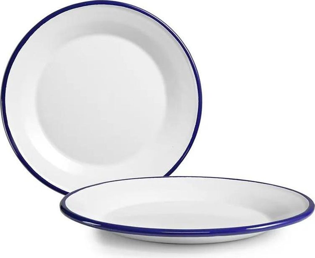 Piatto smaltato 17,5 cm blu Immagine del prodotto 