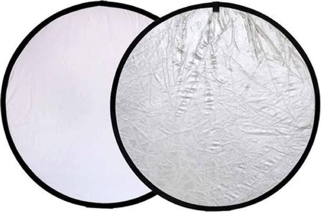 Éliminez les Ombres Portées avec le Réflecteur 107 cm Argent/Blanc
