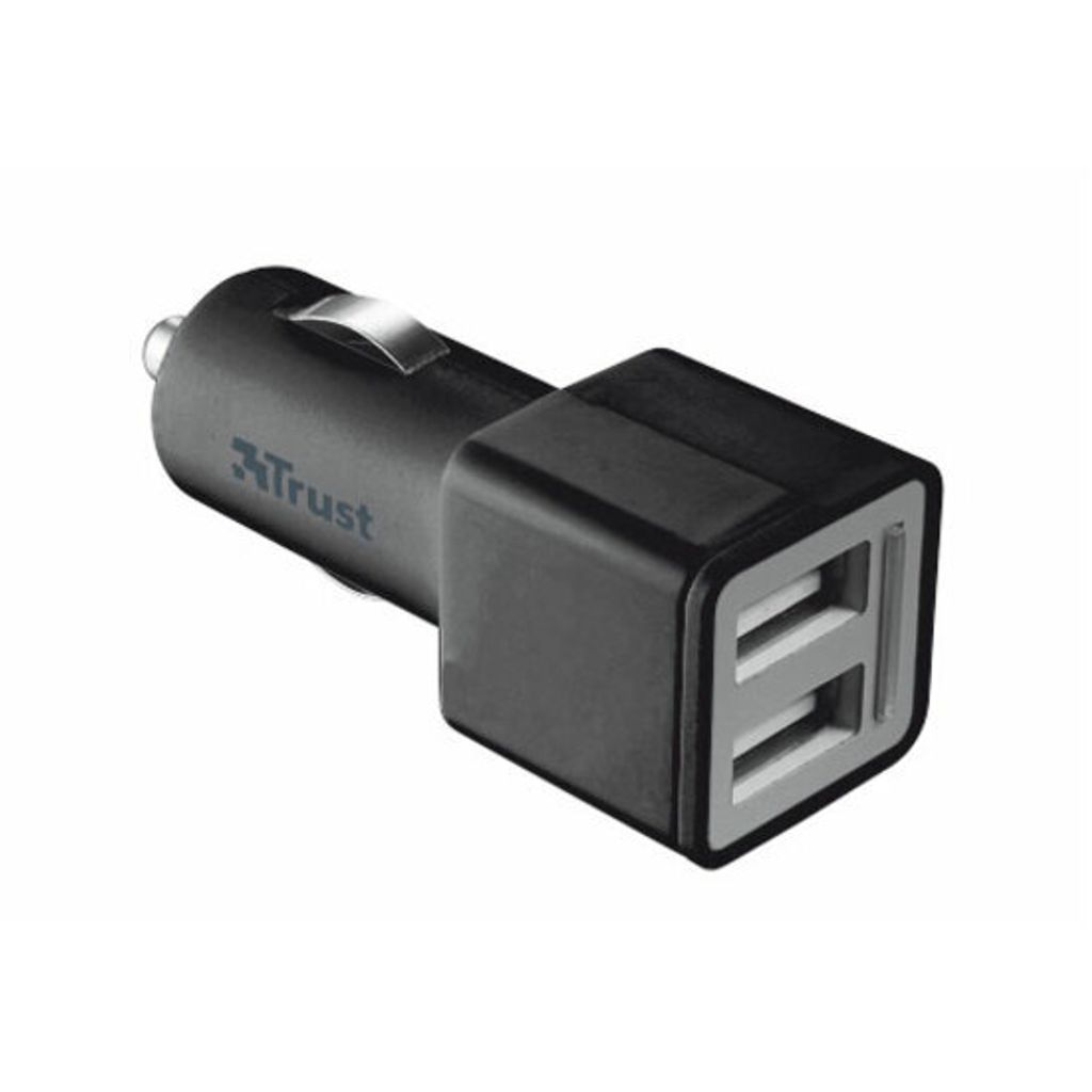 Trust USB-Universal-Kfz-Doppelladegerät (2x 12 Watt) für Produktbild 