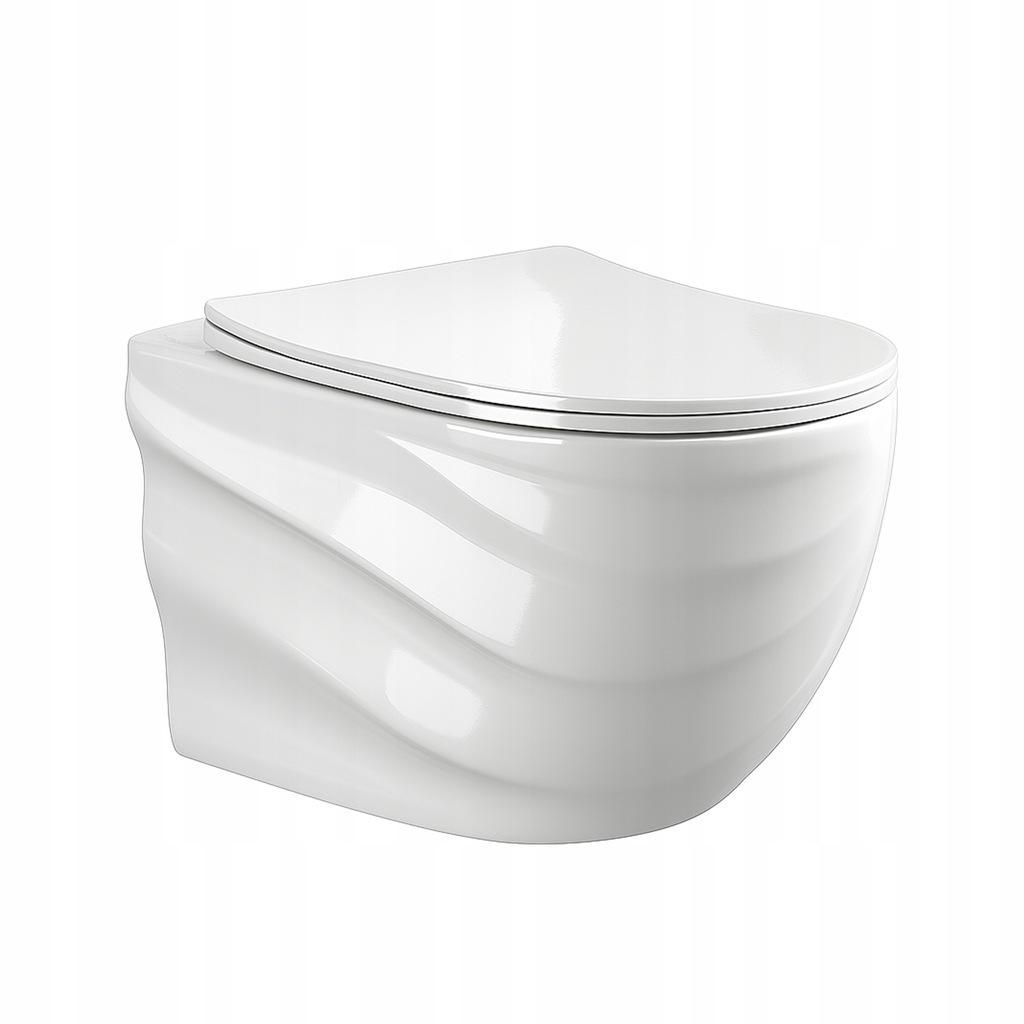 Hänge-WC Wand WC WC-Sitz mit Absenkautomatik Toilette Produktbild 