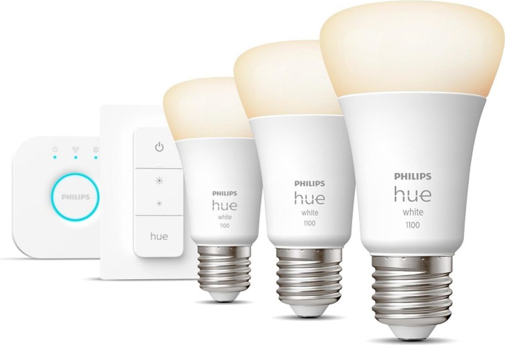 White E27 Set + Switch 3 x 75 W Starter-Set Produktbild 
