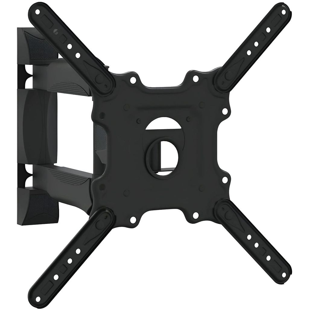 Zimilo TV Wandhalterung, 32–55 Zoll, Schwenkbar neigbar ausziehbar VESA, 400x400mm, max 35kg, Ultraflach