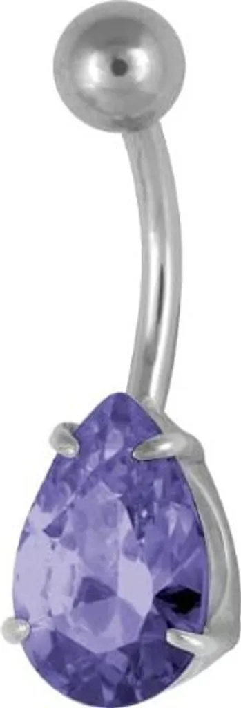 Piercing Ombelico Professionale BBZ-PS08 Acciaio 316L Ametista