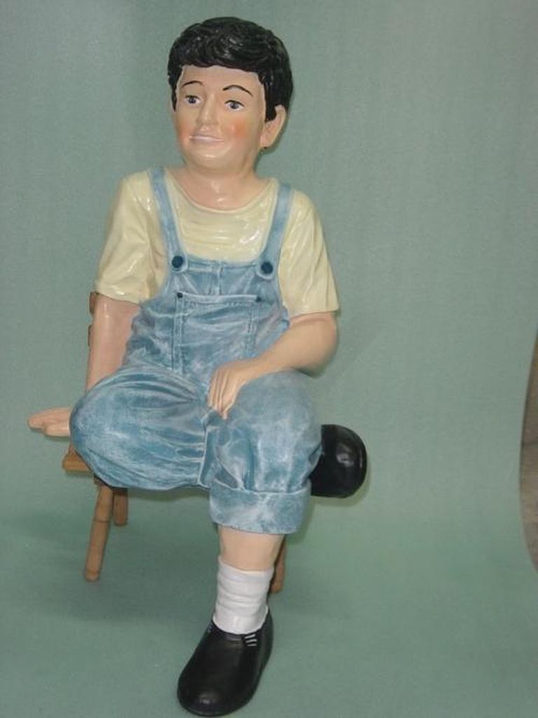 Design Junge Figur Statue Skulptur Figuren Skulpturen Dekoration Deko Garten