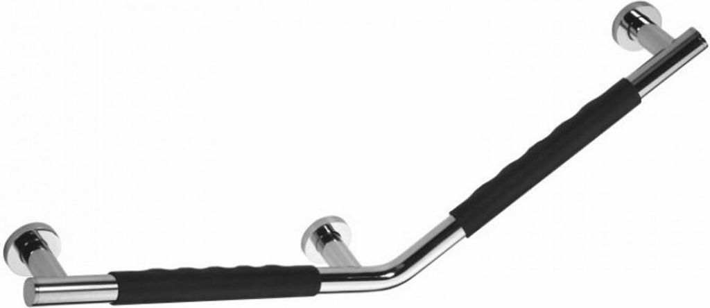 Haltegriff  135° mit rutschfestem, Links, polierter Produktbild 