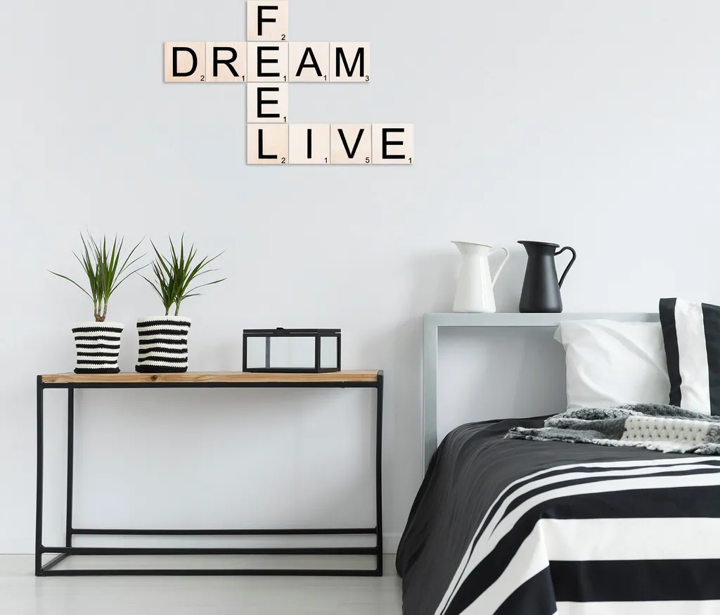 Wallity Scarabeo SKL1222 Legno 95x63 cm Decorazione Parete Moderna