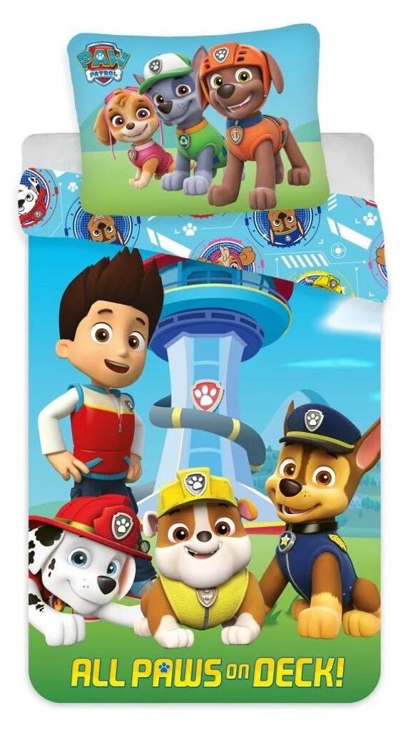 Set di biancheria da letto per bambini Paw Patrol 100x135 Immagine del prodotto 