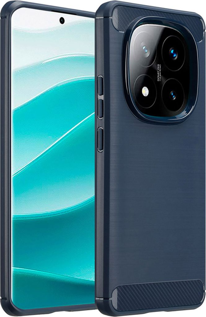 imoshion Brushed Back Cover Xiaomi Redmi Note 14 Pro (5G) - Dunkelblau