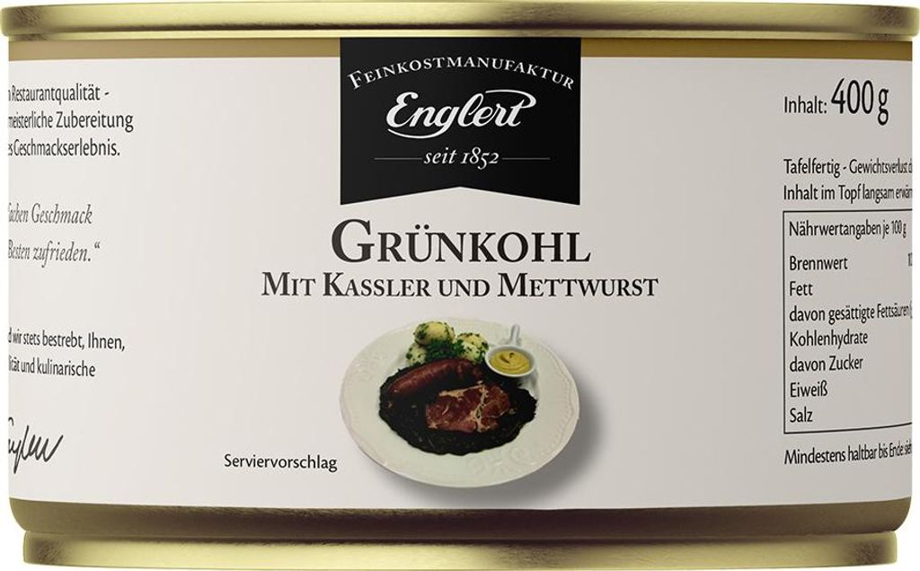 Grünkohl mit Kassler und Mettwurst Produktbild 