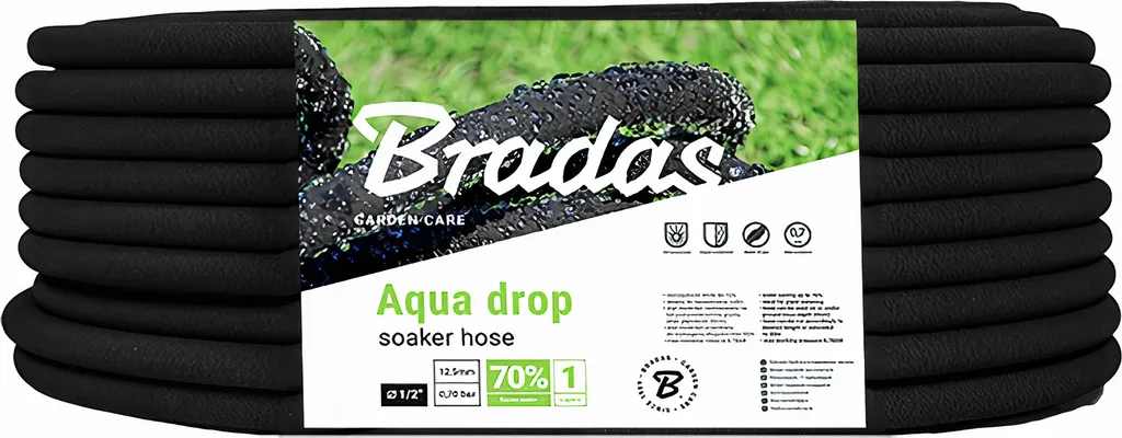 Tuyau d'irrigation pour potager et haies AQUA DROP 100m - Spécial Jardin
