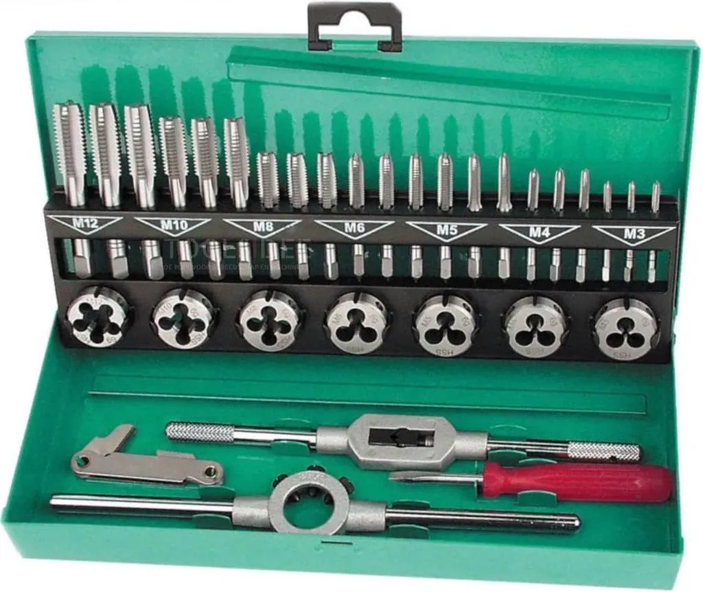 Mannesmann M53250-B Green Line: Set Taglio Filetti 32 Pezzi - 2
