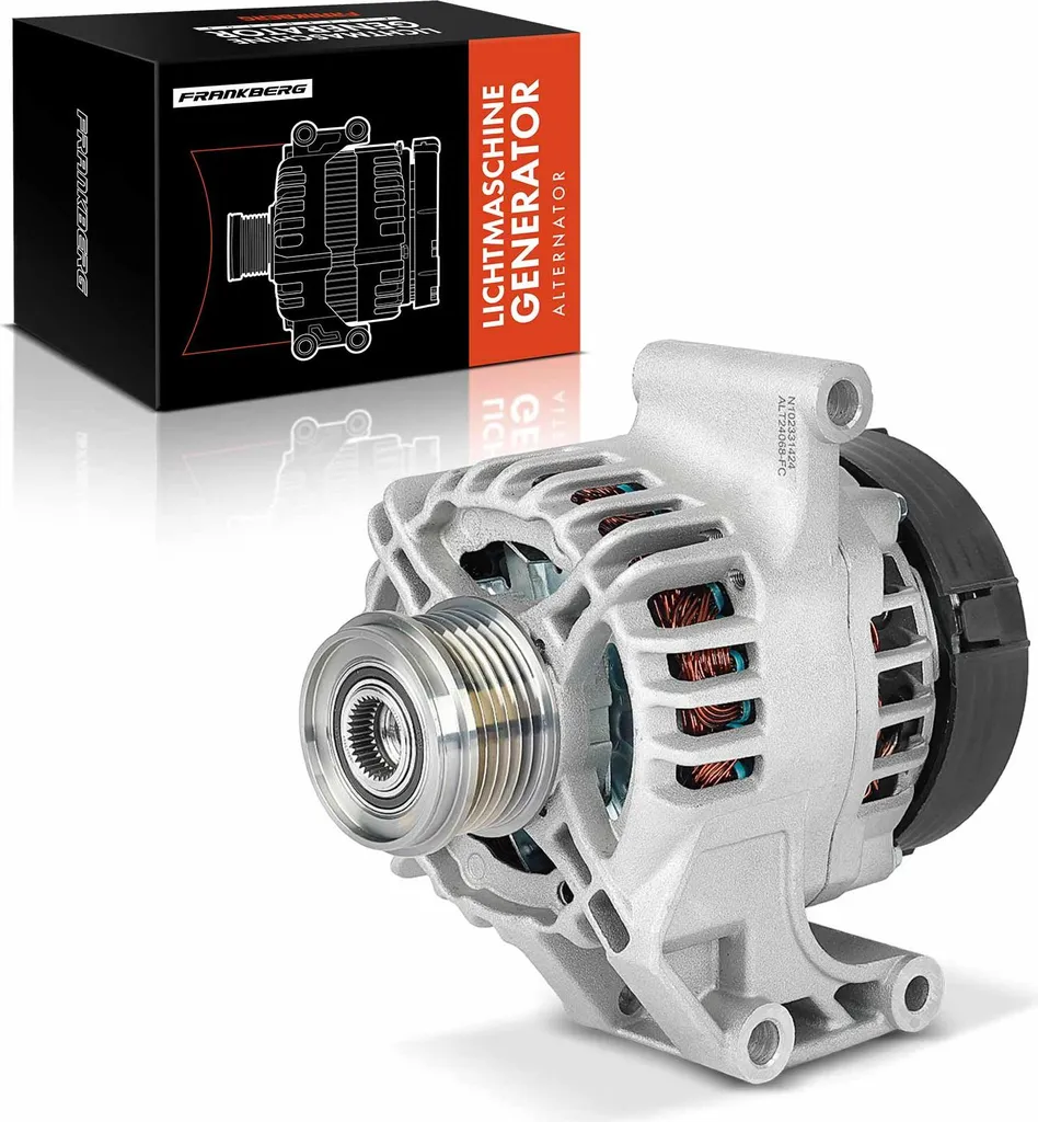 Alternateur haute durabilité avec poulie 6 nervures pour Opel Astra H