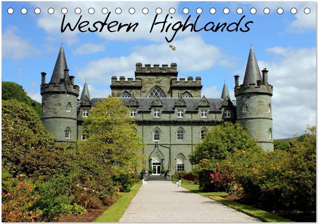 Western Highlands - Schottland (Tischkalender 2026 DIN A5 quer), CALVENDO Monatskalender