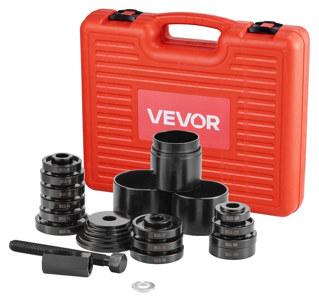 Kit de prensa para rodamientos de rueda VEVOR, 23 piezas. Imagen del producto 