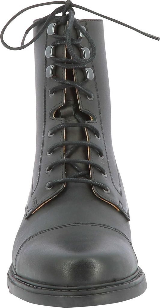 EQUITHÈME Dandy Damen Reitstieflette Schnürstieflette Rindsleder, Farbe:schwarz, Größe:45