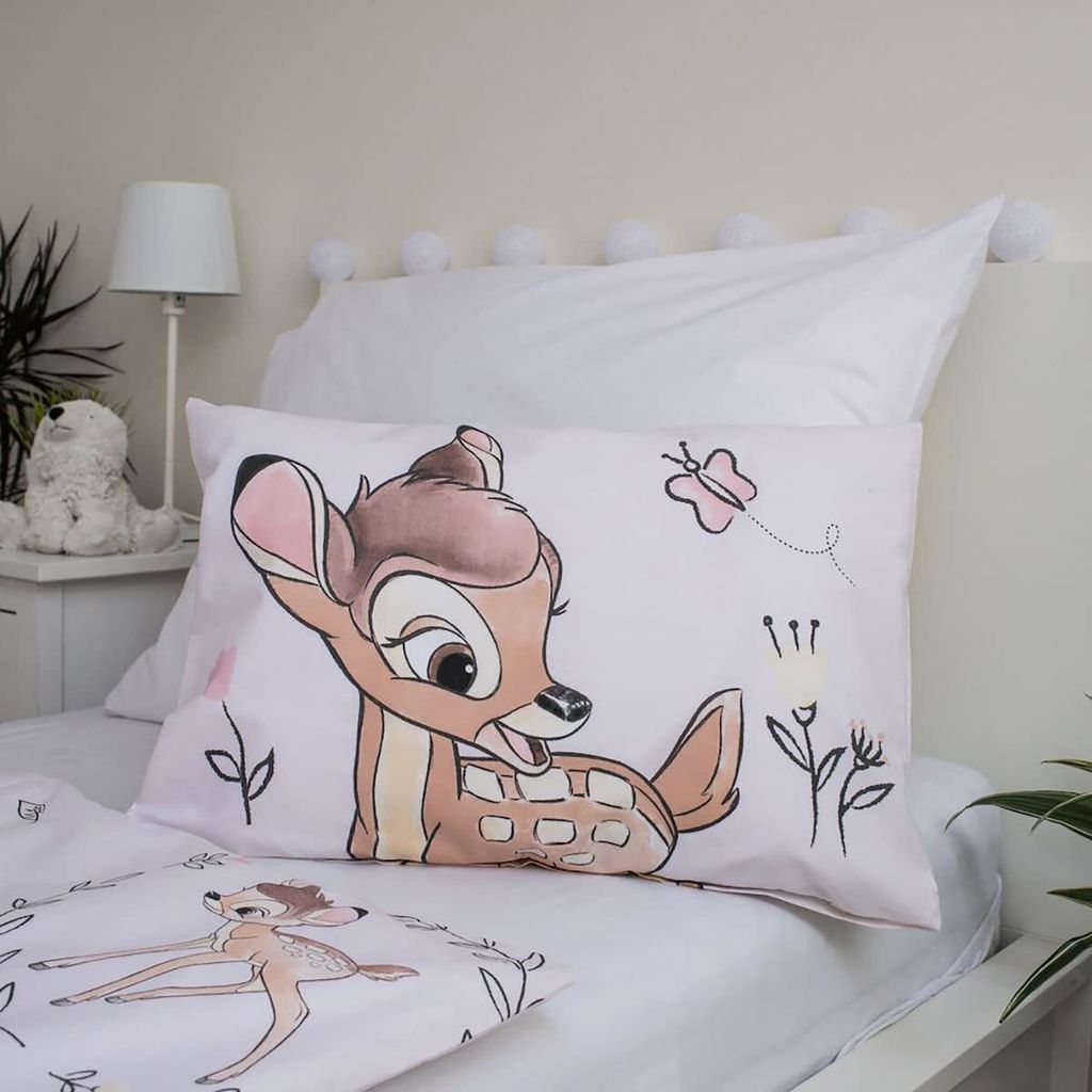 Disney Bambi Baby-Bettwäsche, 100% Baumwolle, Bettbezug 100 Produktbild 4