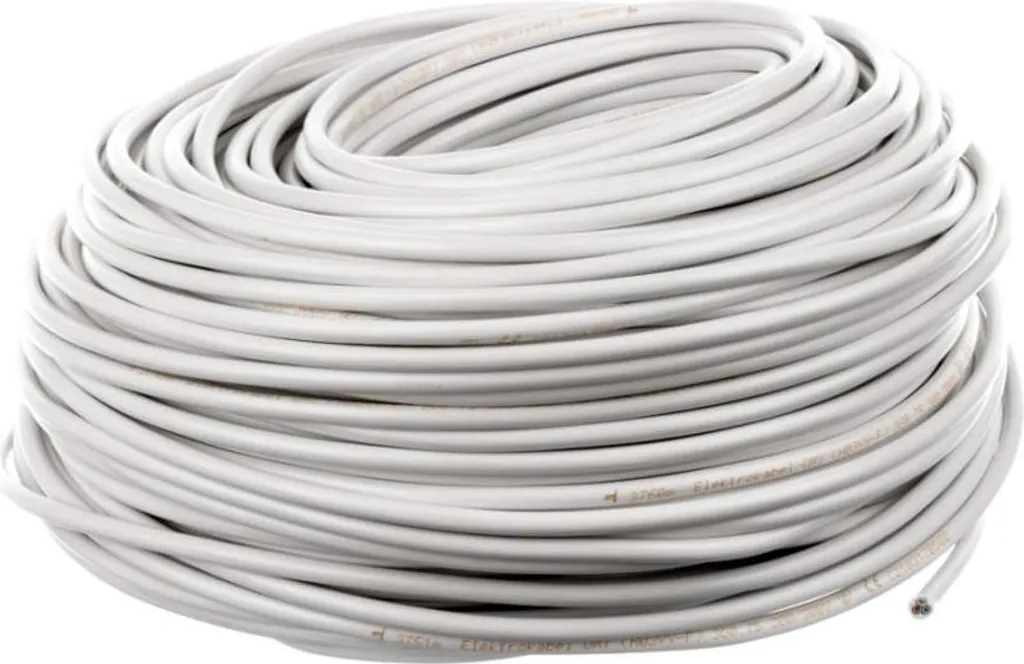 Câble H03VV-F 3x0,75 OMY jaune blanc 100m pour petits électroménagers