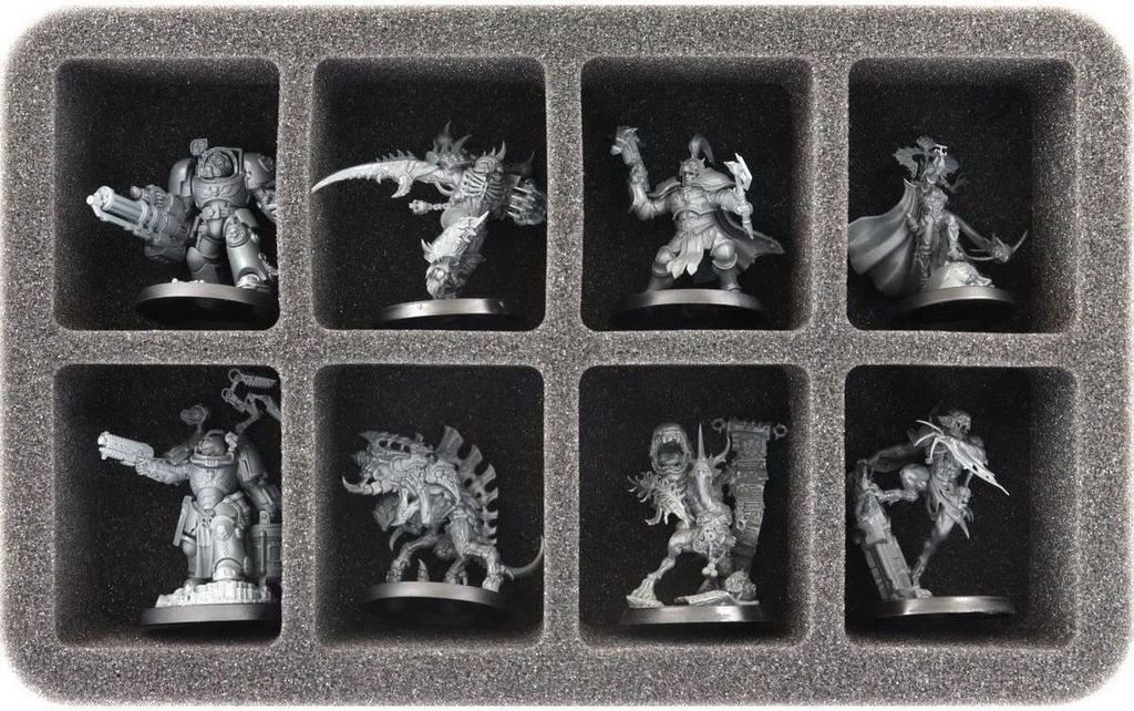 Schaumstoffeinlage für Maggotkin of Nurgle, 8 Fächer