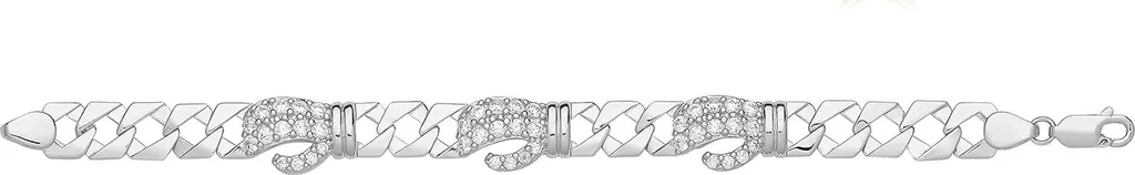 Bracelet Enfant Anti-Allergie Argent 925 et Zirconium - Confort 14cm