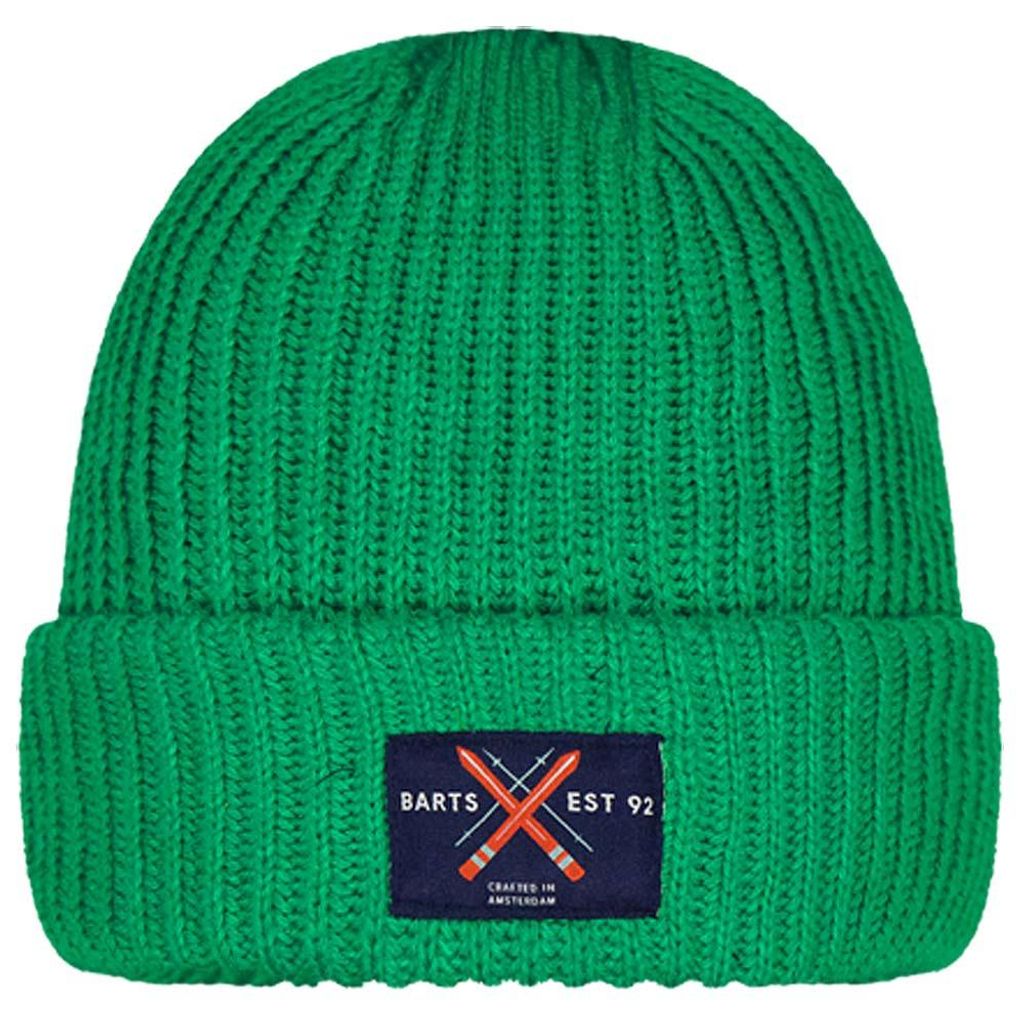 Barts Luuke Beanie Herren Lebhaft gefärbte Haube Grün (Green), 4115014 - Gr. One Size