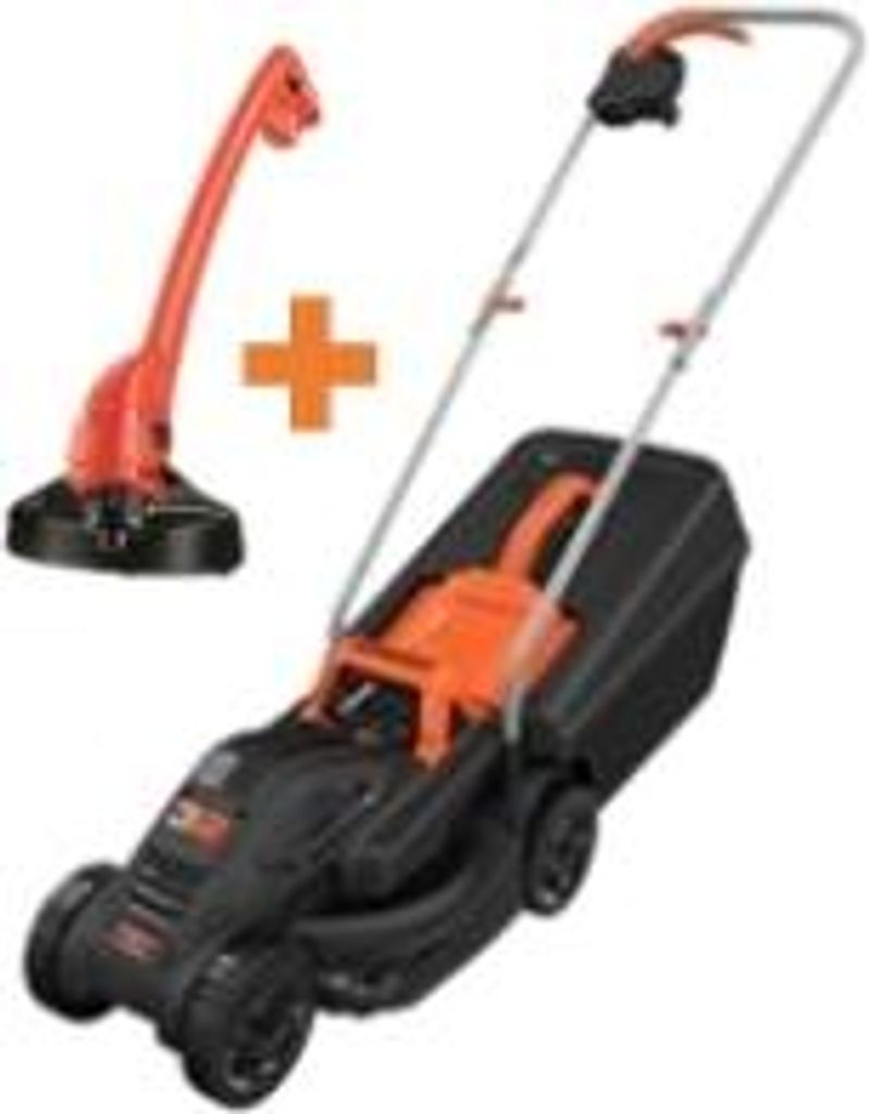 Black & Decker Elektro-Rasenmäher(1000W)/-trimmer-Kit
