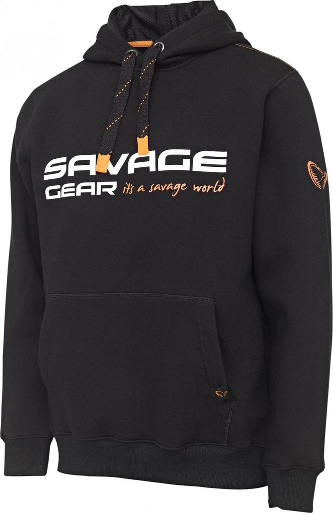 Savage Gear mikina s kapucňou Cosmo (čierna farba) veľkosť Obrázok produktu 
