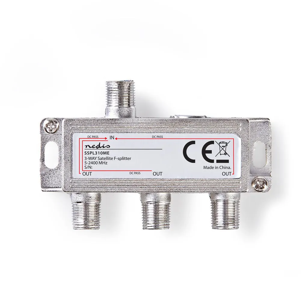 Partitore Antenna 3 Vie in Zinco - Qualità Garantita 5-2400 MHz