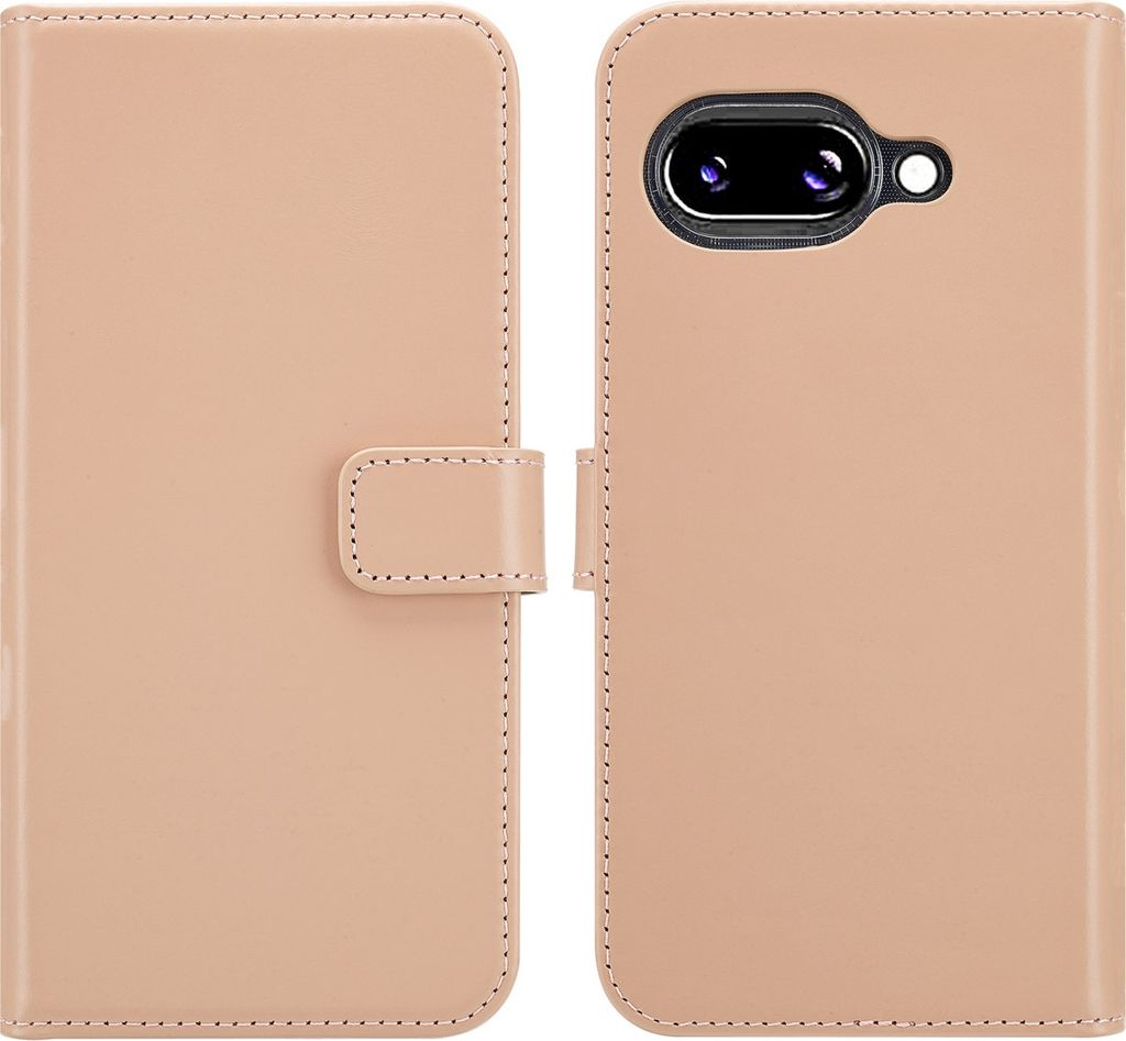 Selencia Echtleder Klapphülle Google Pixel 9A - Dusty Pink Produktbild 