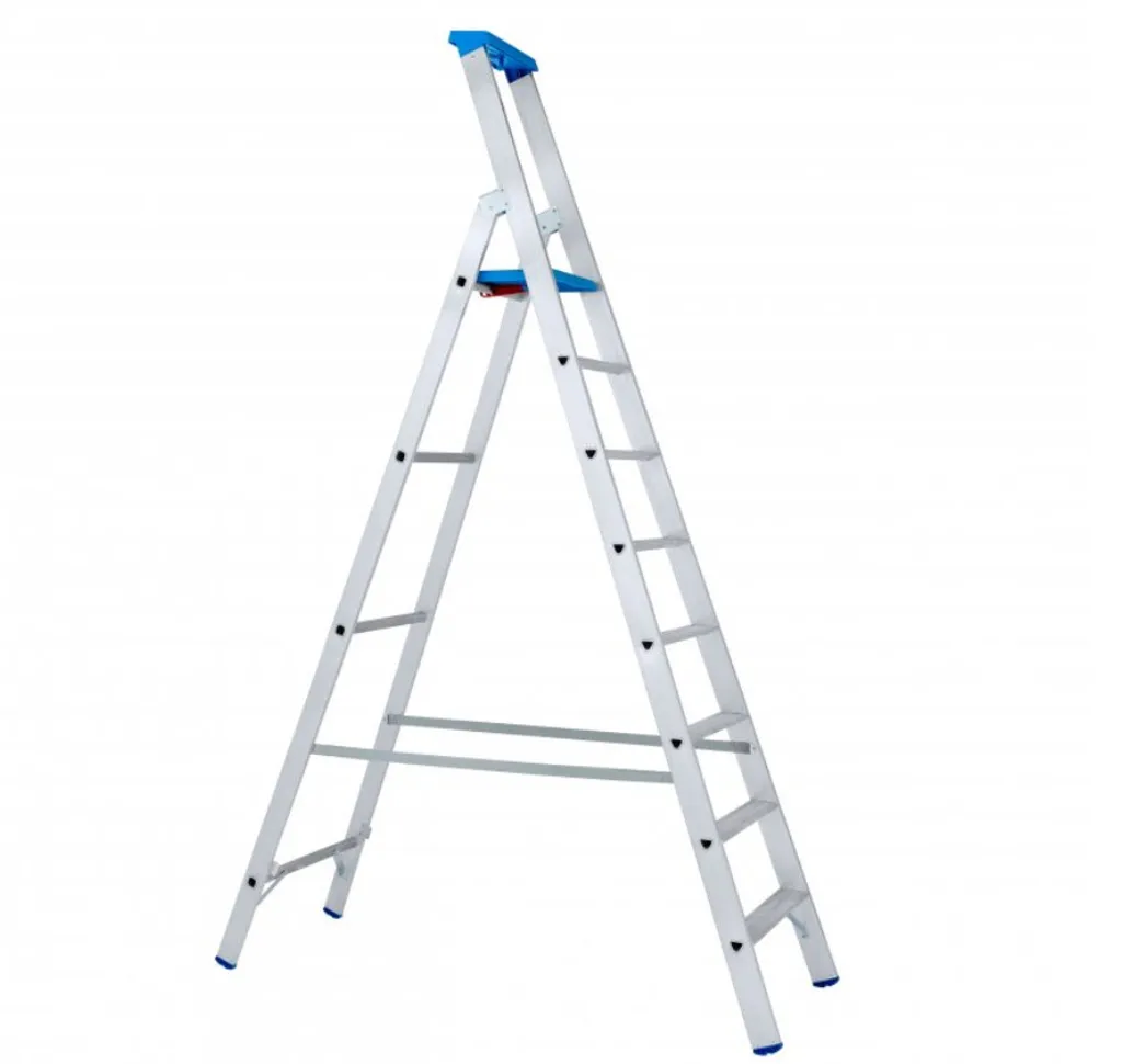 Venbos Profi 6080 Escabeau 8 Marches Sécurisé - Anti-glisse