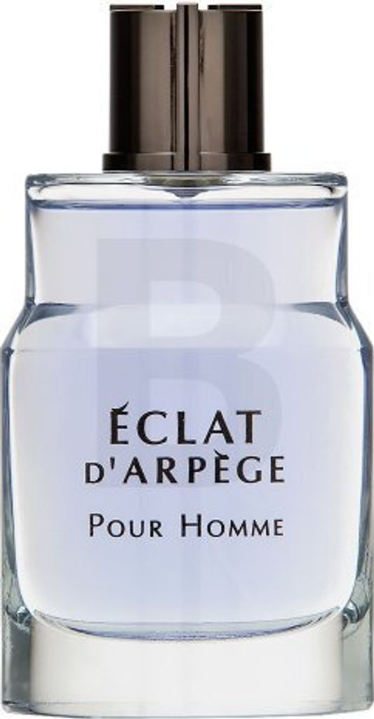A clear studio shot of a bottle of men's fragrance.