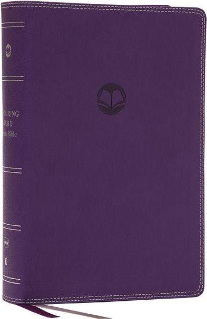Enduring Word Study Bible: Pastoral Commentary from Every Chapter of the Bible (NKJV, Purple Leathersoft, Red Letter, Comfort Print)
