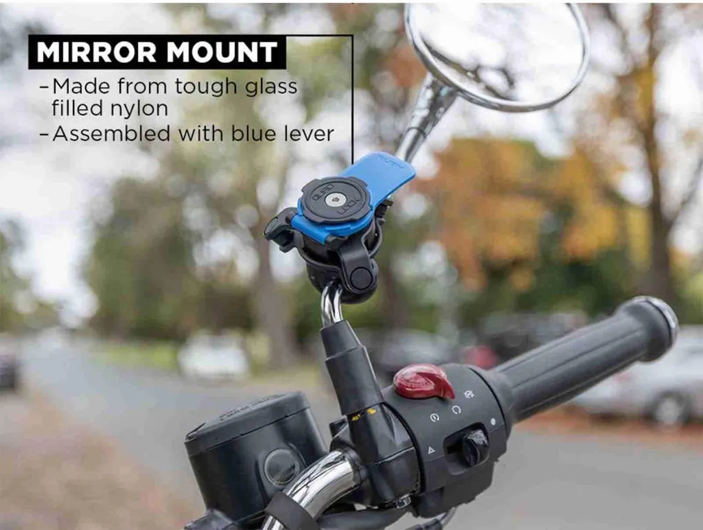 Support Téléphone GPS pour Rétroviseur Quad Lock - Idéal Navigation - 2