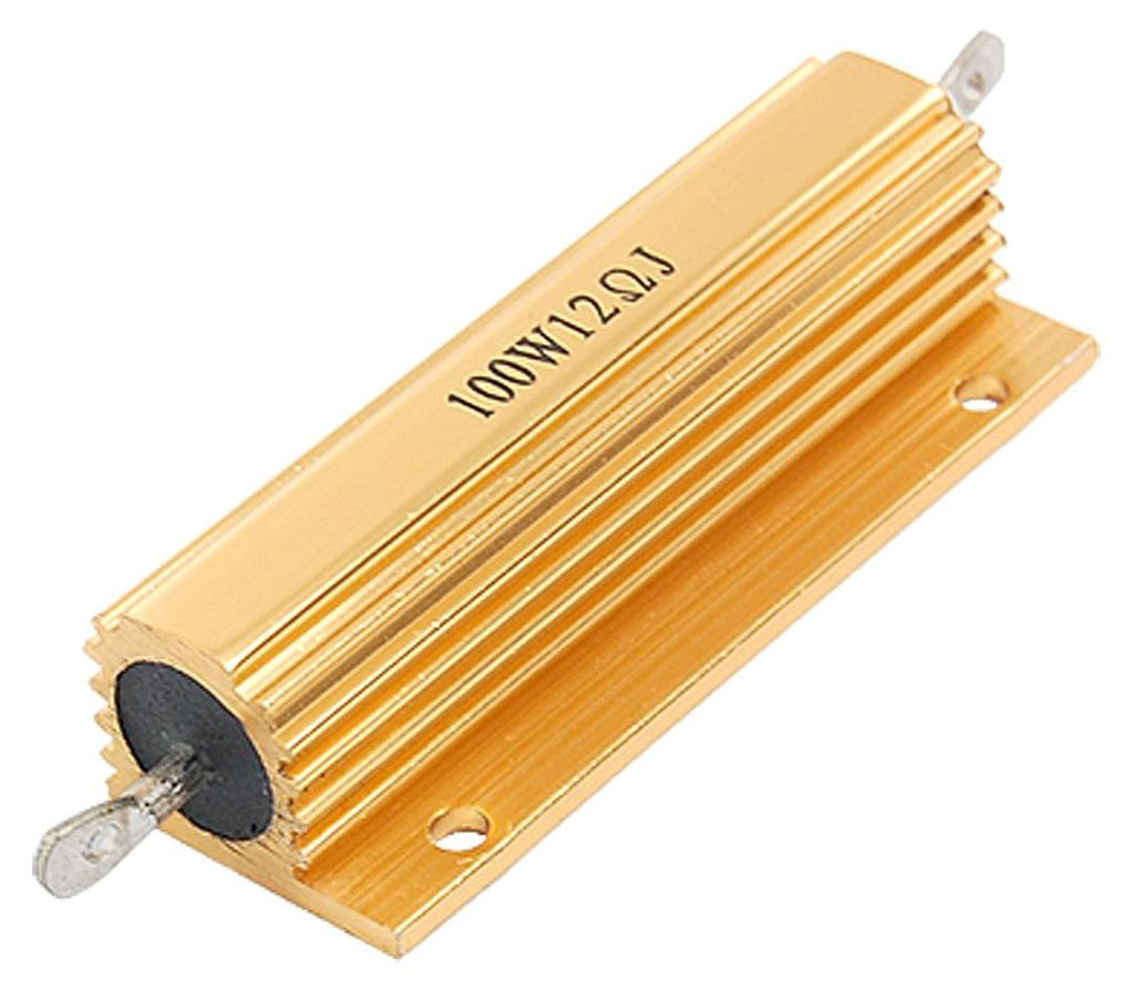 Goldton mit Aluminium untergebrachte Geh?use Widerst?nde 12 Ohm 5% 100W