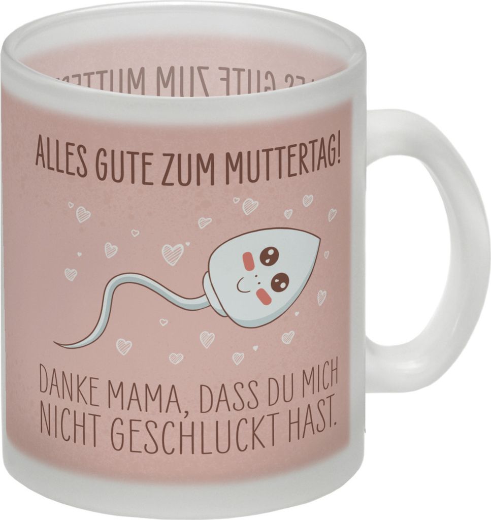 Danke Mama, dass du mich nicht geschluckt hast Glas Tasse zum Muttertag
