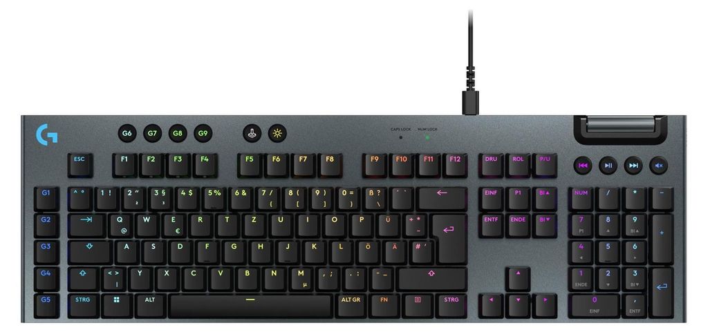 Logitech G G915 X, filaire, USB, commutateur mécanique, Image du produit 