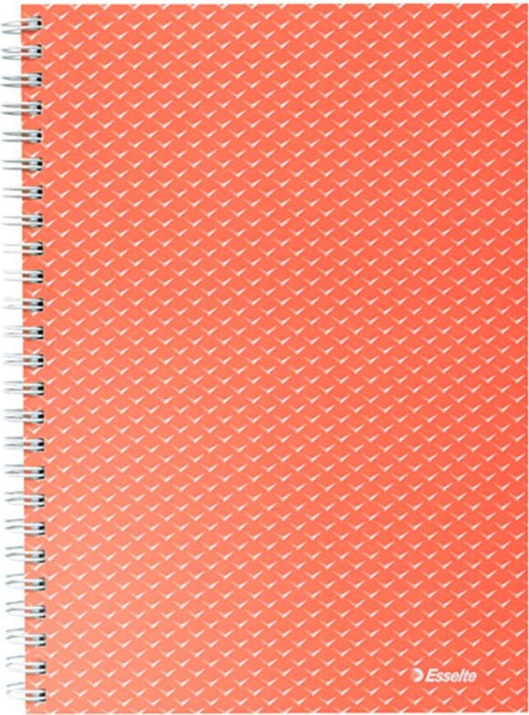 Esselte 628473, Muster, Koralle, A5, 80 Blätter, 80 g/m², Liniertes Papier