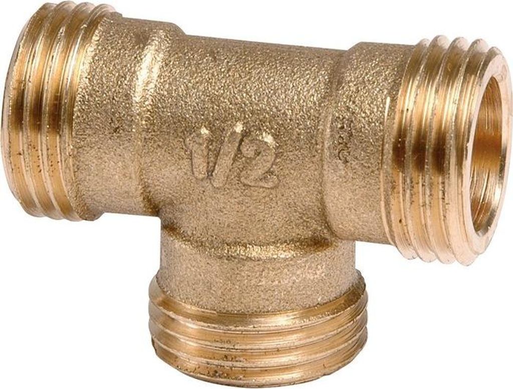 Dieses Produkt auf Französisch "Te Laiton M20x27" wird auf Deutsch übersetzt als: **Messing-T-Stück M20x27**