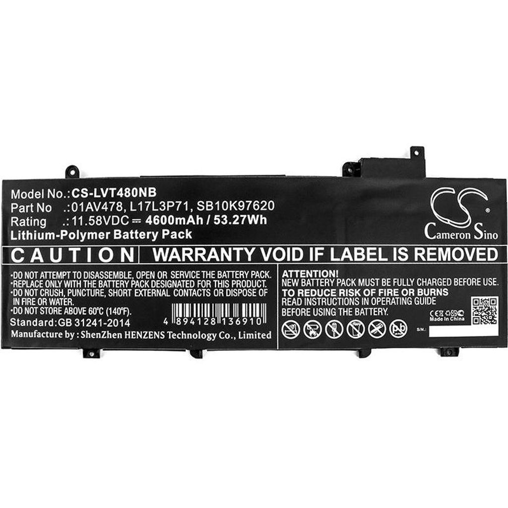 Akku fr Lenovo ThinkPad T480s etc